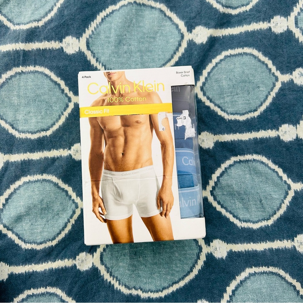 NWT Calvin Klein Men's Boxer Brief 4-Pack Classic Fit Cotton Size XLarge